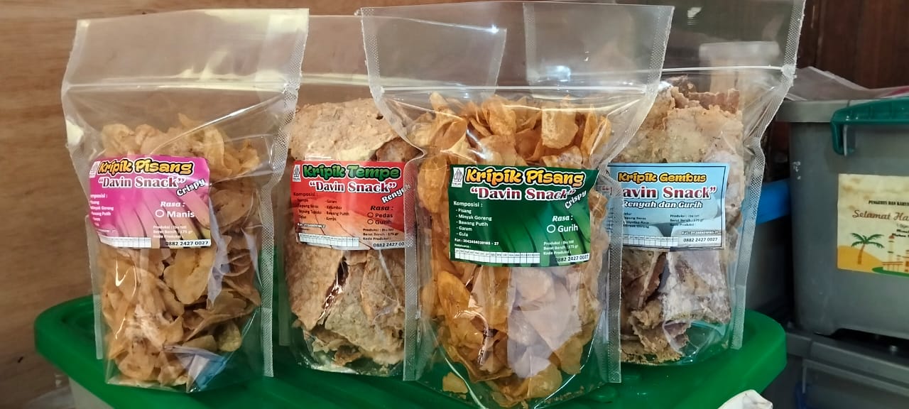 keripik gembus,keripik tempe,keripik pisang